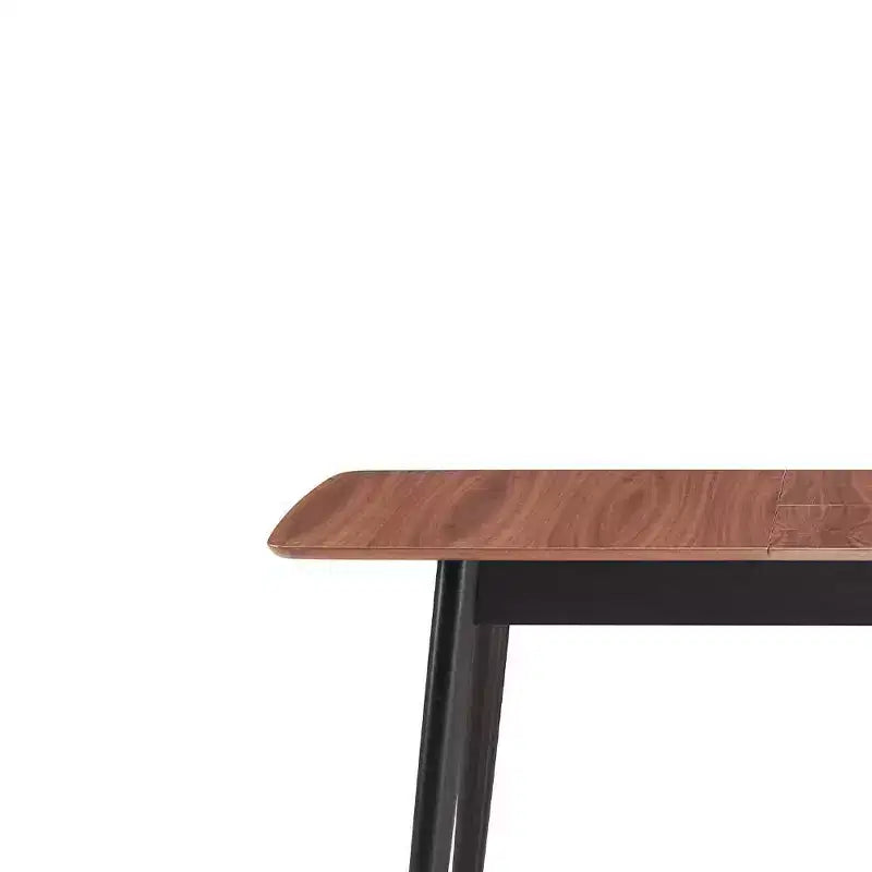 62.99" Lanae Dining Table Natural Black Finish
