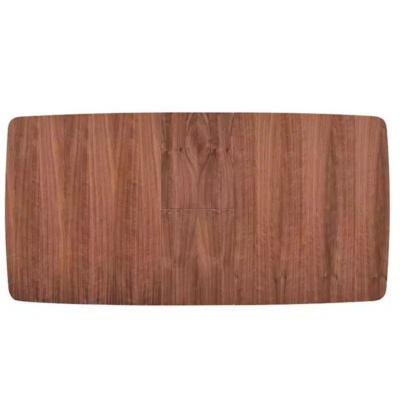 62.99" Lanae Dining Table Natural Black Finish