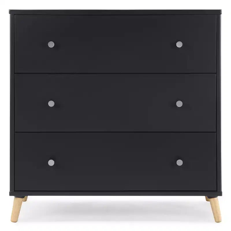 Jordan 3 Drawer Dresser with Interlocking Drawers