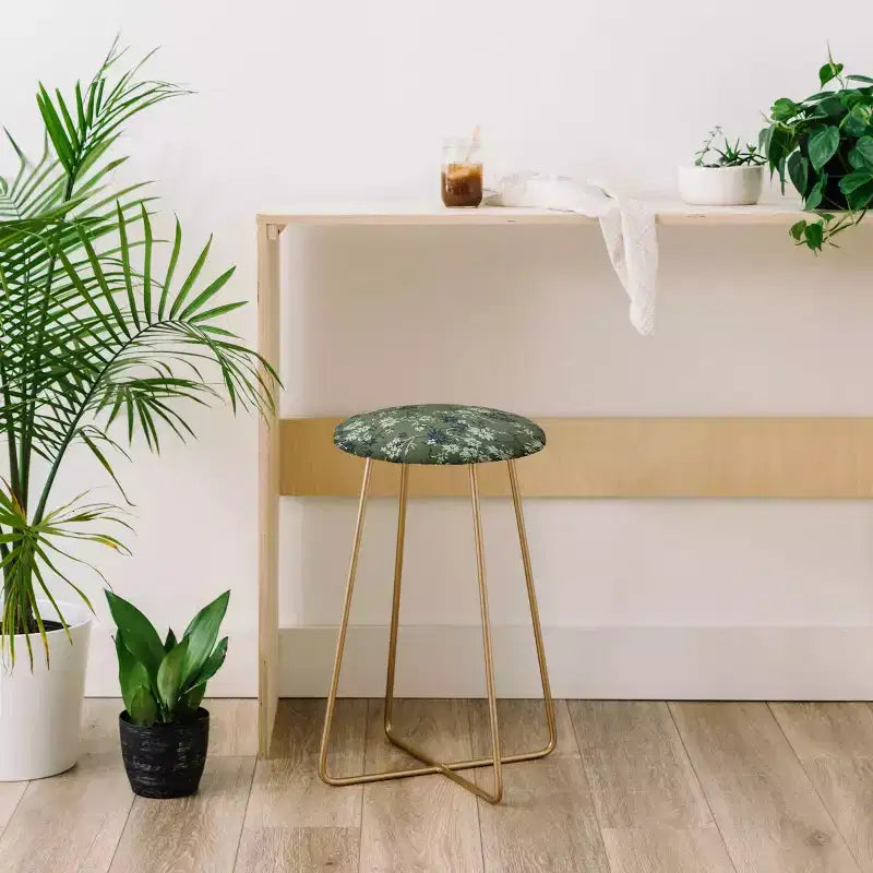 Wagner Campelo Florada Counter Stool - Deny Designs