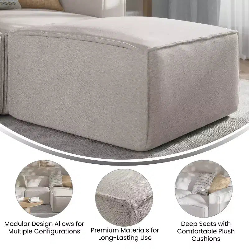 Modular Ottoman Footrest