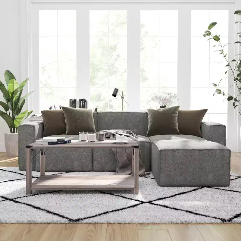 Modular Ottoman Footrest