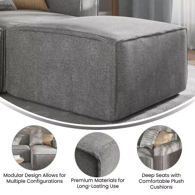 Modular Ottoman Footrest