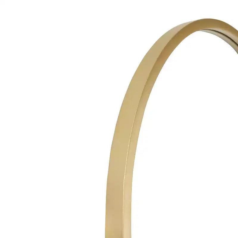 Merrick Lane Arched Metal Framed Wall Mirror for Entryways, Dining Rooms, and Living Rooms