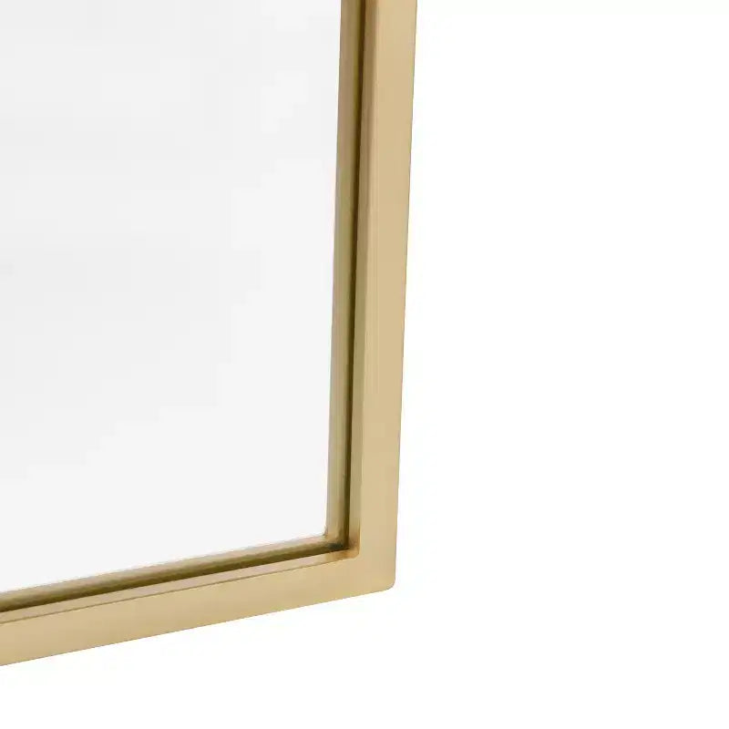 Merrick Lane Arched Metal Framed Wall Mirror for Entryways, Dining Rooms, and Living Rooms