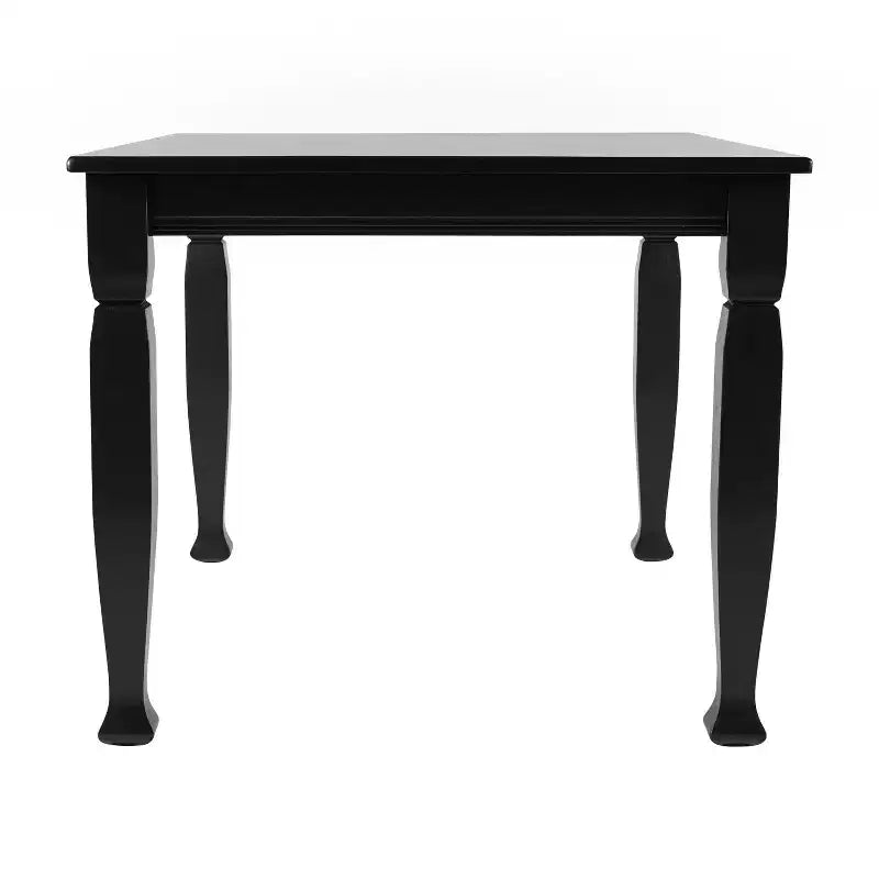 Wooden Dining Table with Sculpted Legs