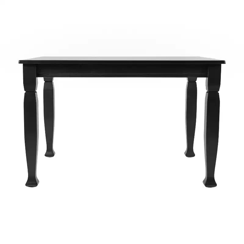 Wooden Dining Table with Sculpted Legs