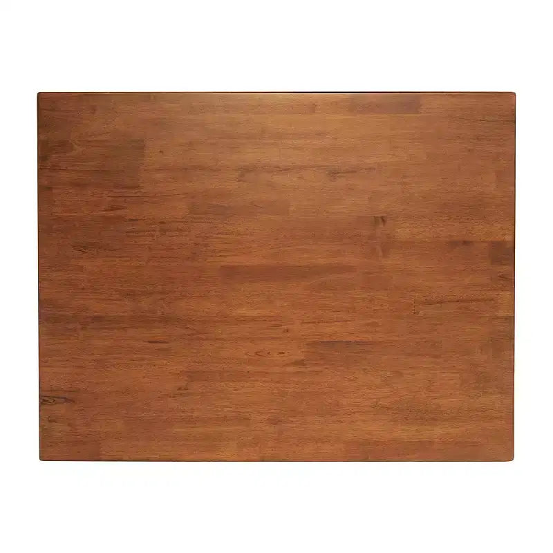 Wooden Dining Table with Sculpted Legs