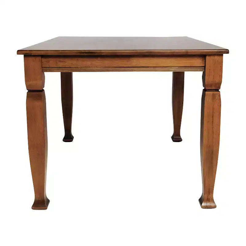 Wooden Dining Table with Sculpted Legs