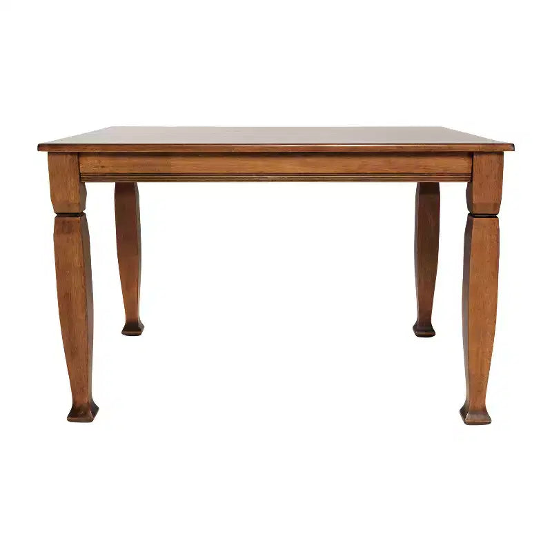 Wooden Dining Table with Sculpted Legs