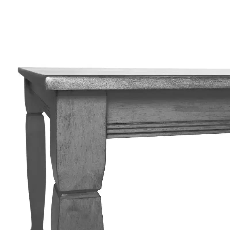 Wooden Dining Table with Sculpted Legs