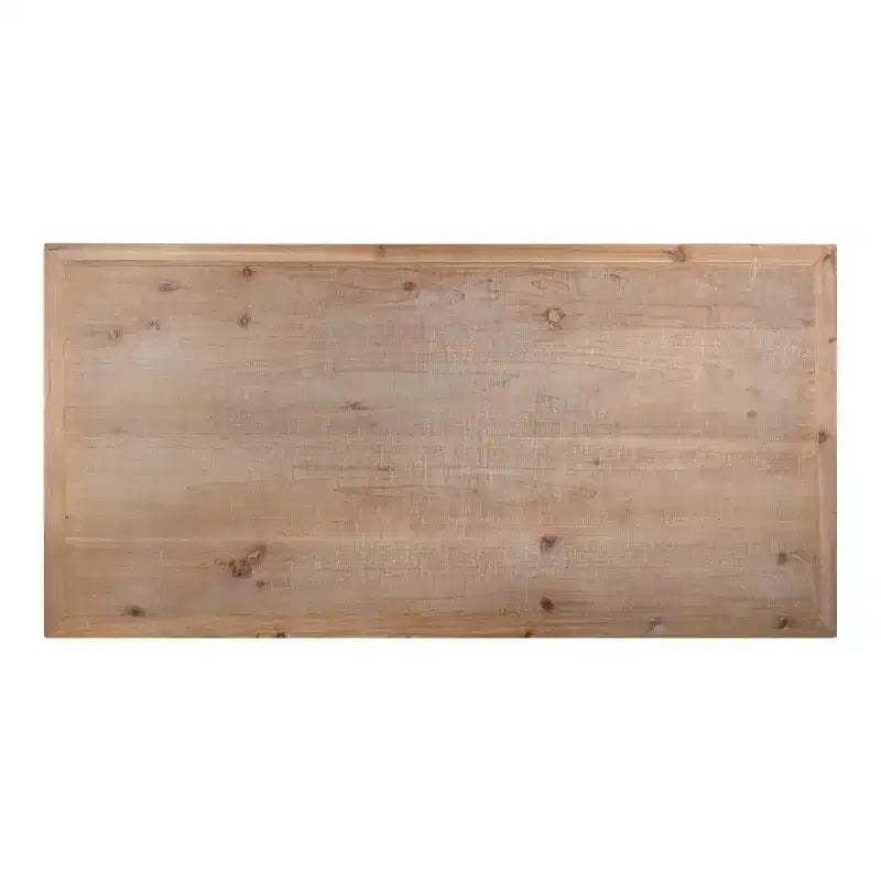 Wyldwood Rustic Carved Wood Desk