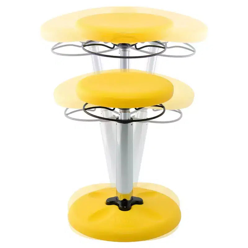 Kids Adjustable Tall Wobble Chair 16.5"-24", Yellow