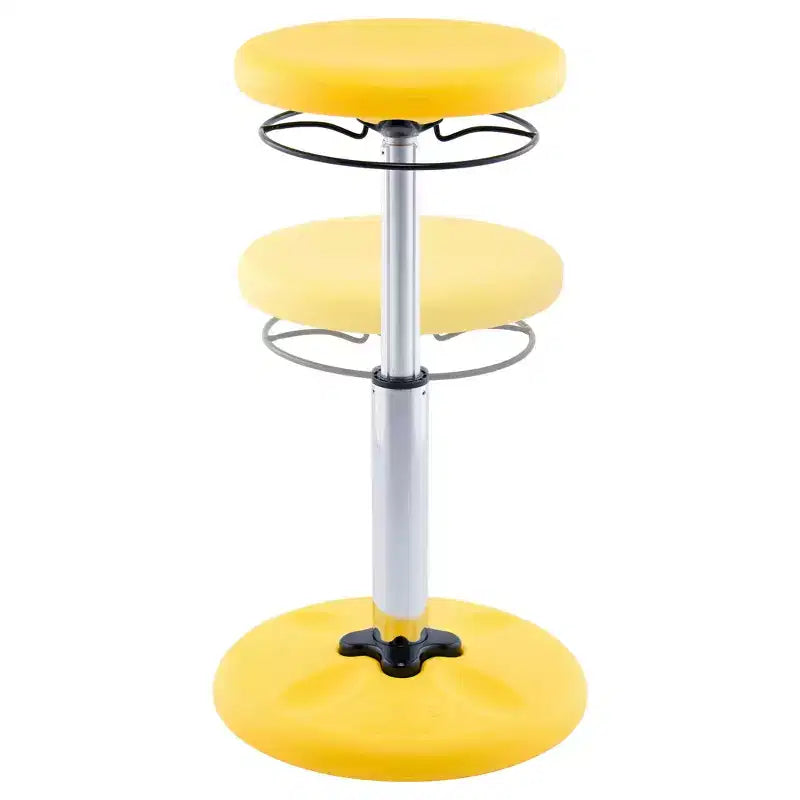 Kids Adjustable Tall Wobble Chair 16.5"-24", Yellow