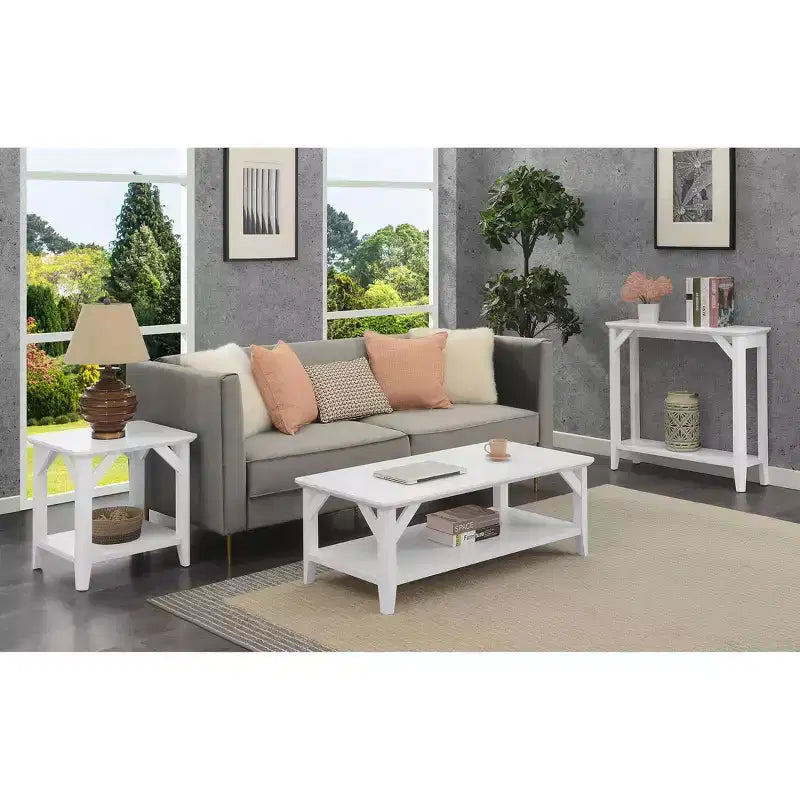 Winston Coffee Table with Shelf - Breighton Home