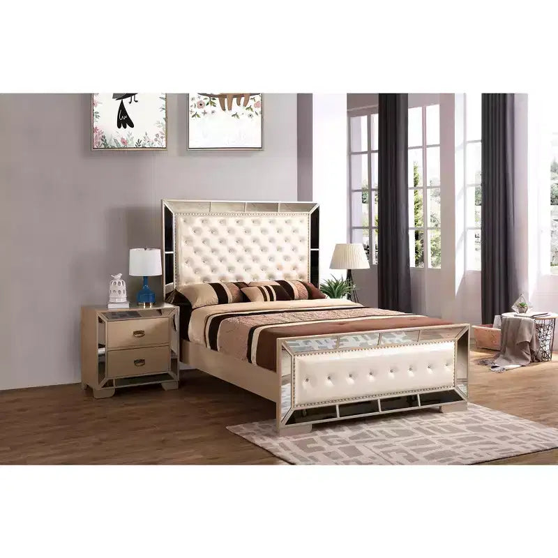 Passion Furniture Hollywood Hills Queen Panel Beds