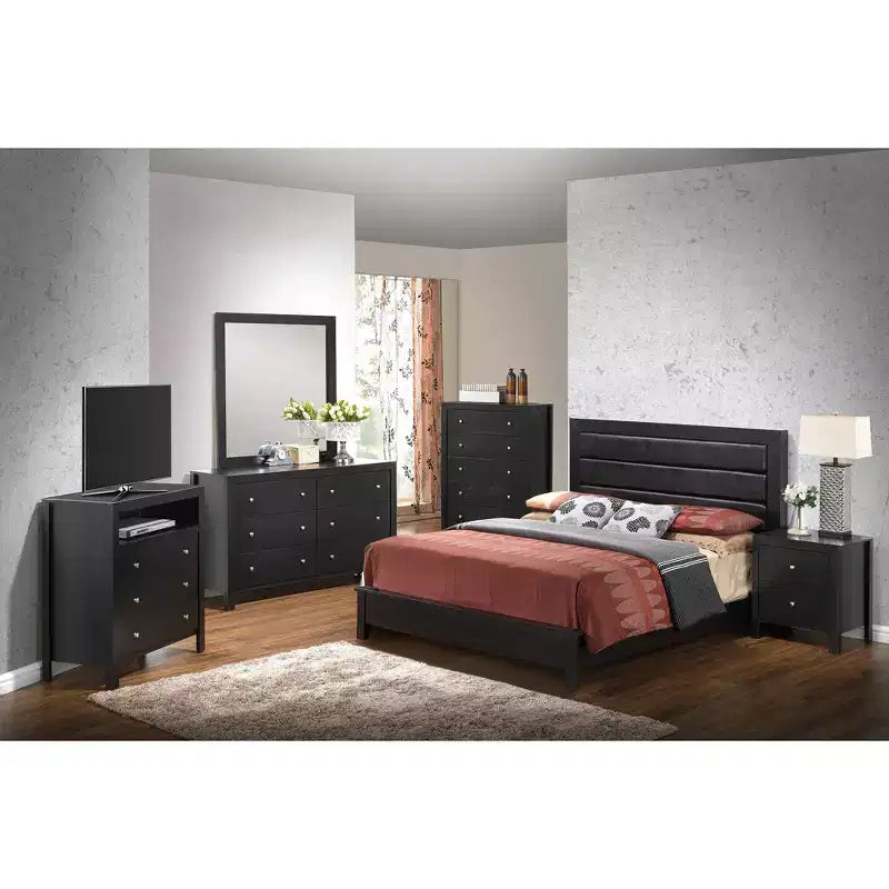 Burlington Upholstered King Panel Bed