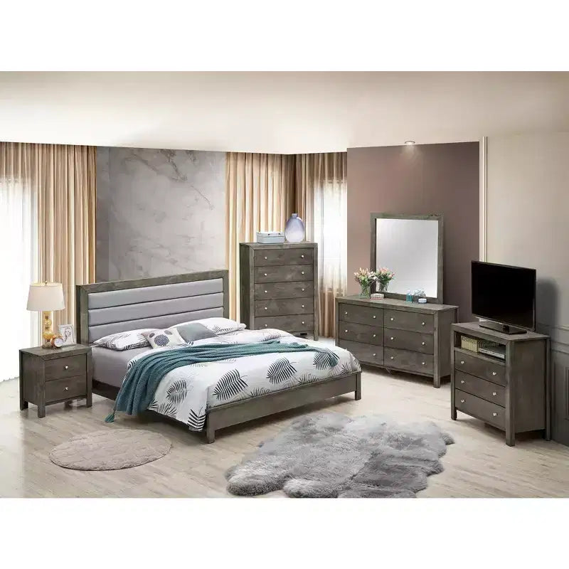 Burlington Upholstered King Panel Bed