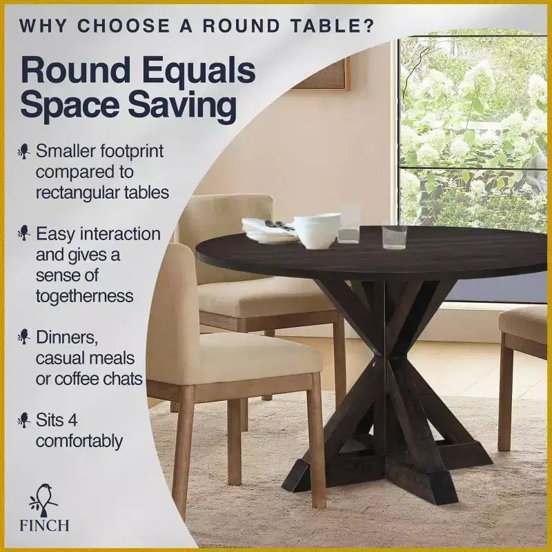 Alfred Round Dining Table