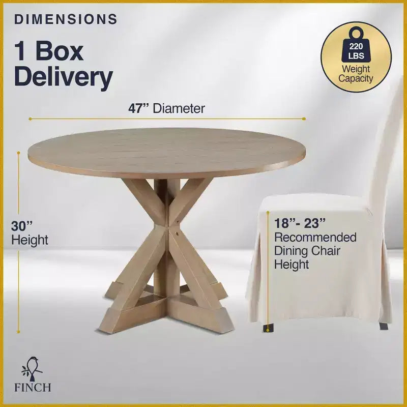 Alfred Round Dining Table
