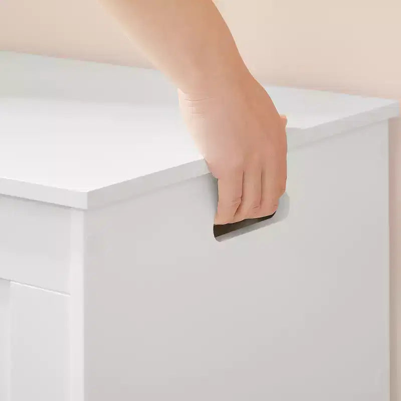 29.9 Inches Wide Farmhouse Style Storage Bench with 2 Safety Hinges, Entryway Shoe Bench for Home Organization